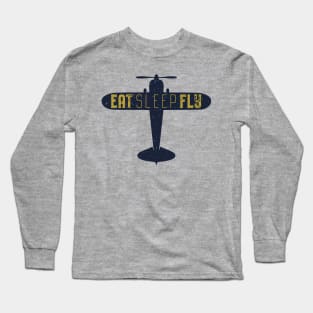 Eat Sleep Fly Long Sleeve T-Shirt